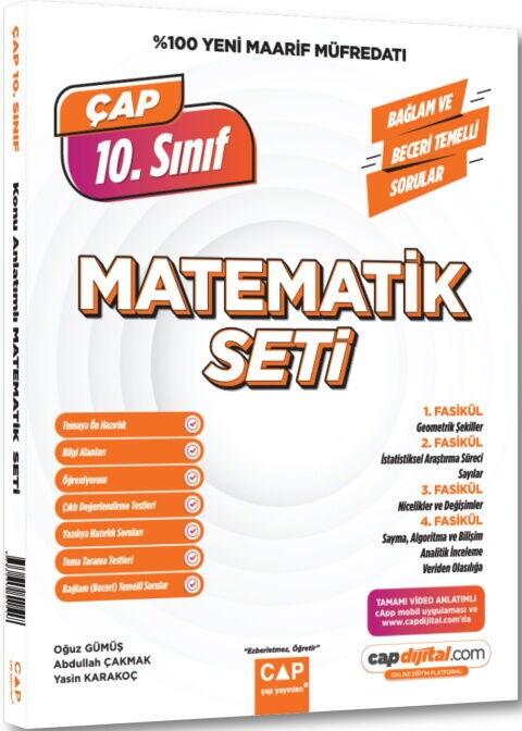 Çap Yayınları 10. Sınıf Matematik Maarif Model Set Çap Yayınları 10. Sınıf Matematik Maarif Model Set