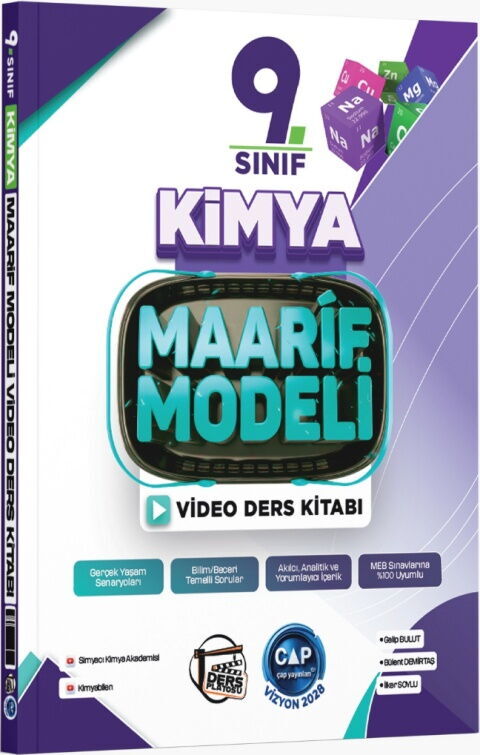 Çap Yayınları 9. Sınıf Kimya Maarif Video Ders Kitabı Çap Yayınları 9. Sınıf Kimya Maarif Video Ders Kitabı
