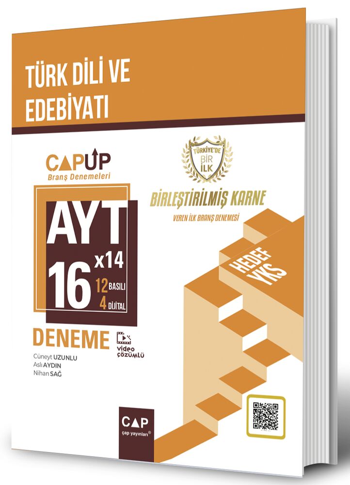 Çap Yayınları AYT Türk Dili ve Edebiyatı 16 X 24 Up Deneme