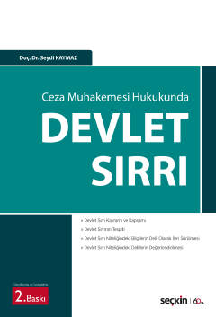 Ceza Muhakemesi HukukundaDevlet Sırrı