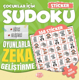 Çocuklar İçin Sudoku - Sticker Hediyeli Zor Seviye 2 Çocuklar İçin Sudoku - Sticker Hediyeli Zor Seviye 2
