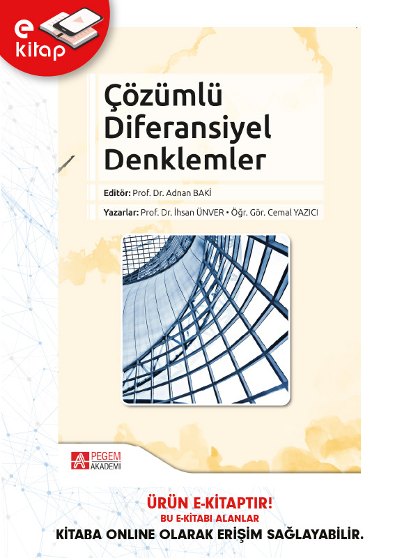 Çözümlü Diferansiyel Denklemler (e-kitap) Çözümlü Diferansiyel Denklemler (e-kitap)