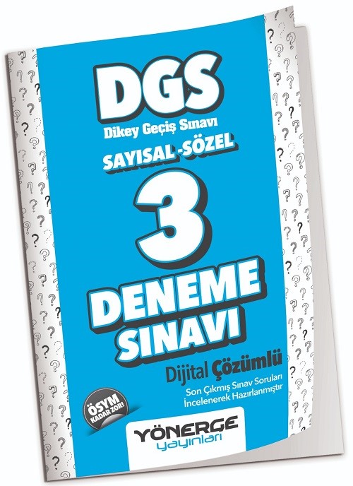 DGS 3 Deneme Çözümlü DGS 3 Deneme Çözümlü