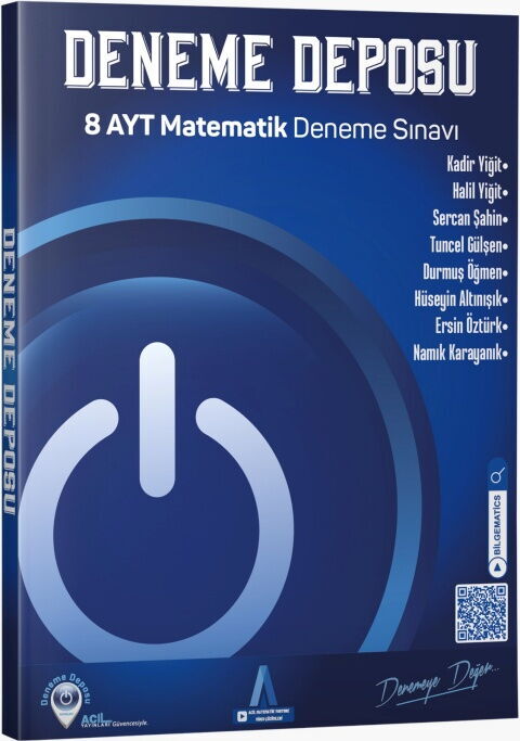 Deneme Deposu AYT Matematik 8 Deneme Sınavı Deneme Deposu AYT Matematik 8 Deneme Sınavı