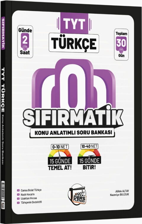 Çap Yayınları TYT Türkçe Sıfırmatik Konu Anlatımlı Soru Bankası Çap Yayınları TYT Türkçe Sıfırmatik Konu Anlatımlı Soru Bankası