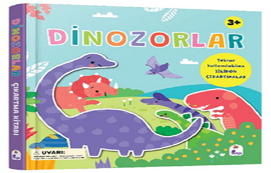 Dinozorlar - Silikon Çıkartmalı Dinozorlar - Silikon Çıkartmalı