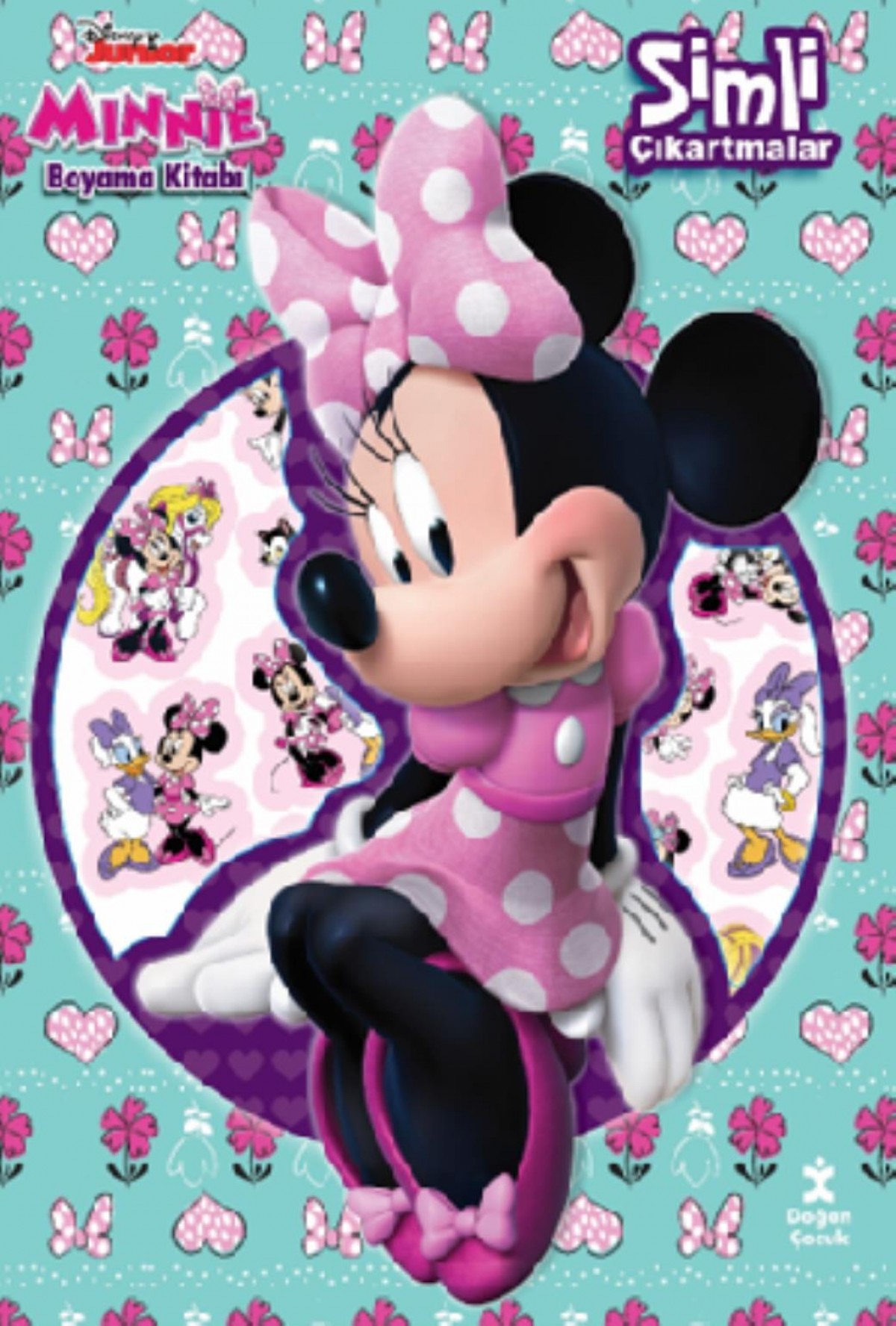 Disney Minnie Simli Çıkartmalarla Boyama Disney Minnie Simli Çıkartmalarla Boyama