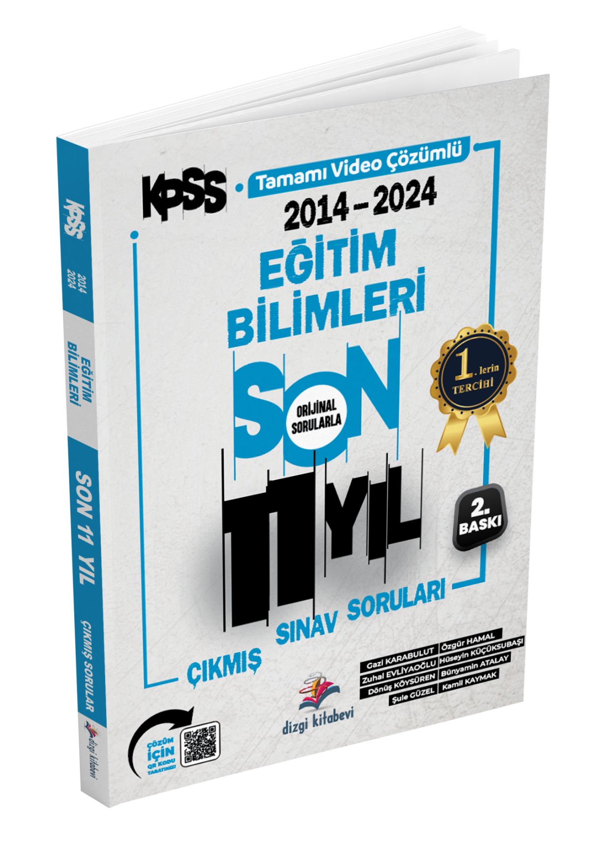 Dizgi Kitap 2025 Eğitim Bilimleri Son 11 Yıl Orijinal Video Çözümlü Çıkmış Sınav Soruları