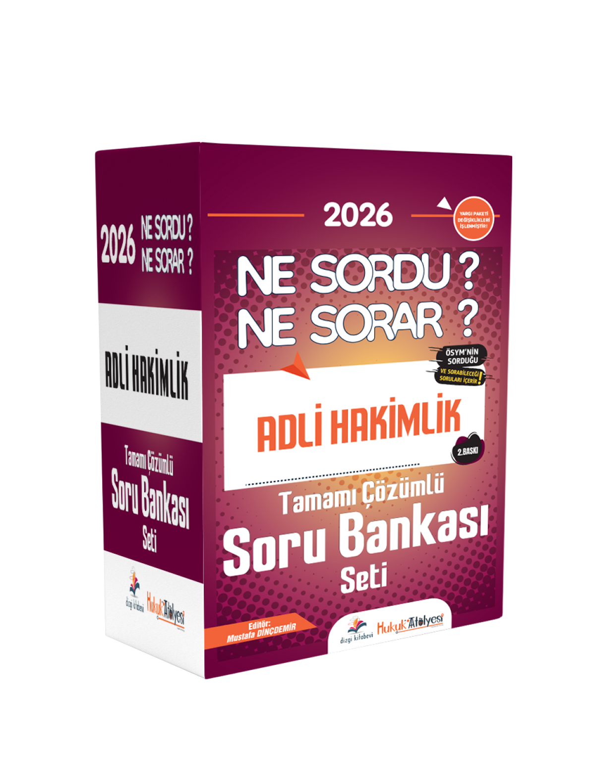 Dizgi Kitap 2026 Hukuk Atölyesi Adli Hakimlik Ne Sordu Ne Sorar Tamamı Çözümlü Soru Bankası Seti
