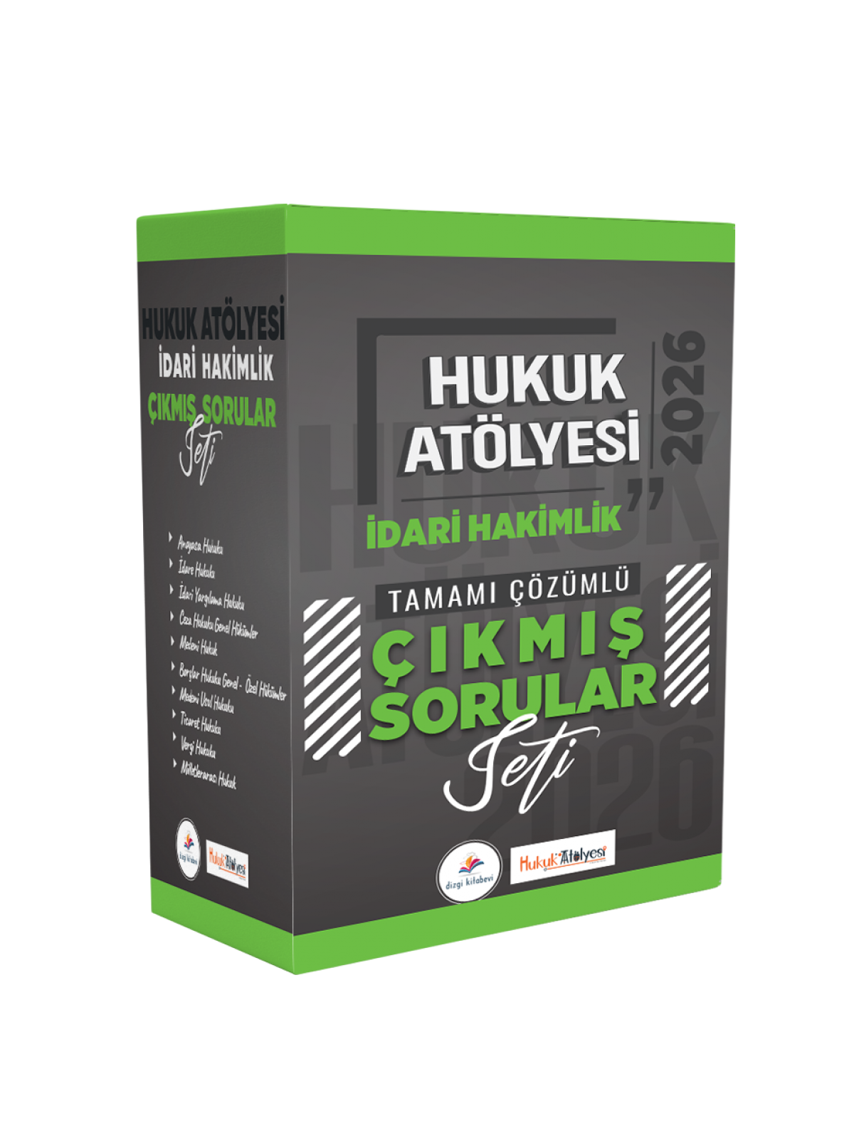 Dizgi Kitap 2026 Hukuk Atölyesi İdari Hakimlik Tamamı Çözümlü Çıkmış Sorular Seti 2. Baskı