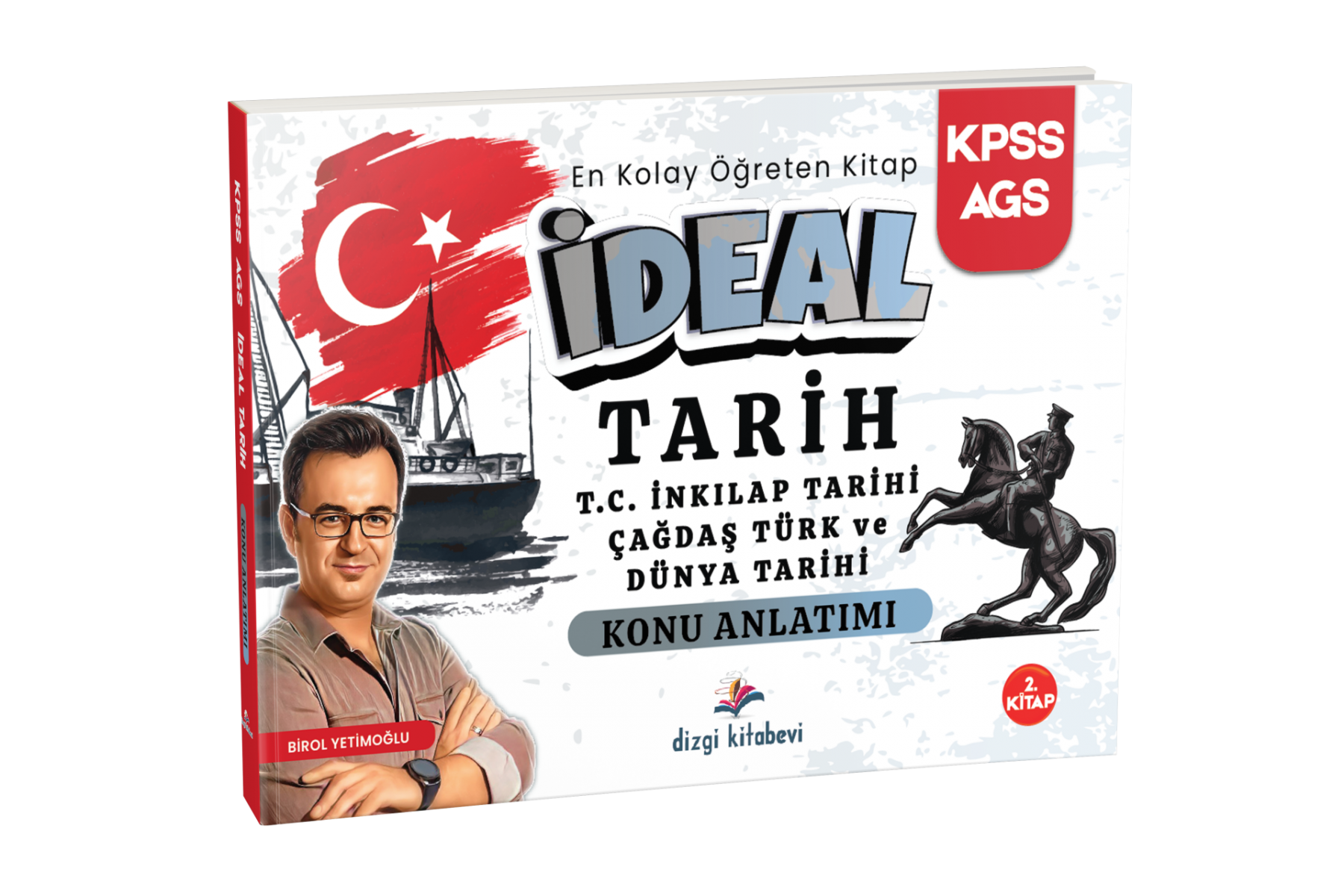 Dizgi Kitap 2026 KPSS MEB AGS İdeal Tarih T.C. İnkılap Tarihi - Çağdaş Türk ve Dünya Tarihi Konu Anlatımı Birol Yetimoğlu