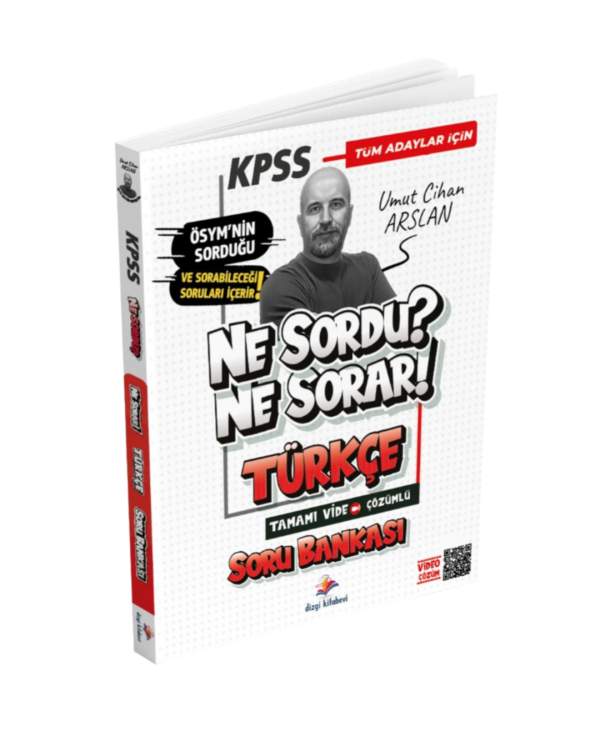 Dizgi Kitap 2026 KPSS Tüm Adaylar İçin Türkçe Ne Sordu Ne Sorar Tamamı Video Çözümlü Soru Bankası Umut Cihan Arslan