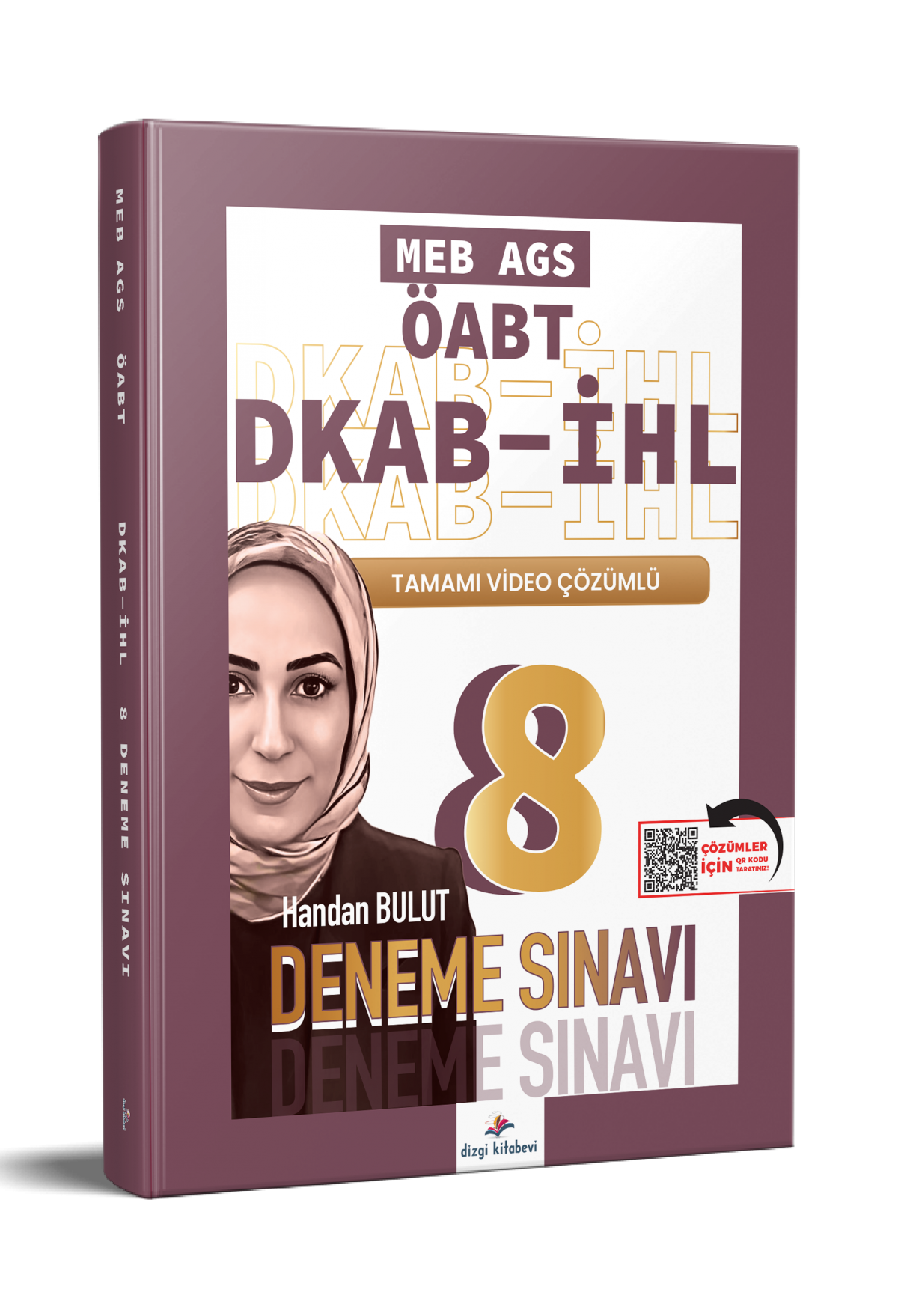 Dizgi Kitap 2026 Meb Ags ÖABT DKAB İHL Tamamı Video Çözümlü 8 Deneme Sınavı Handan Bulut
