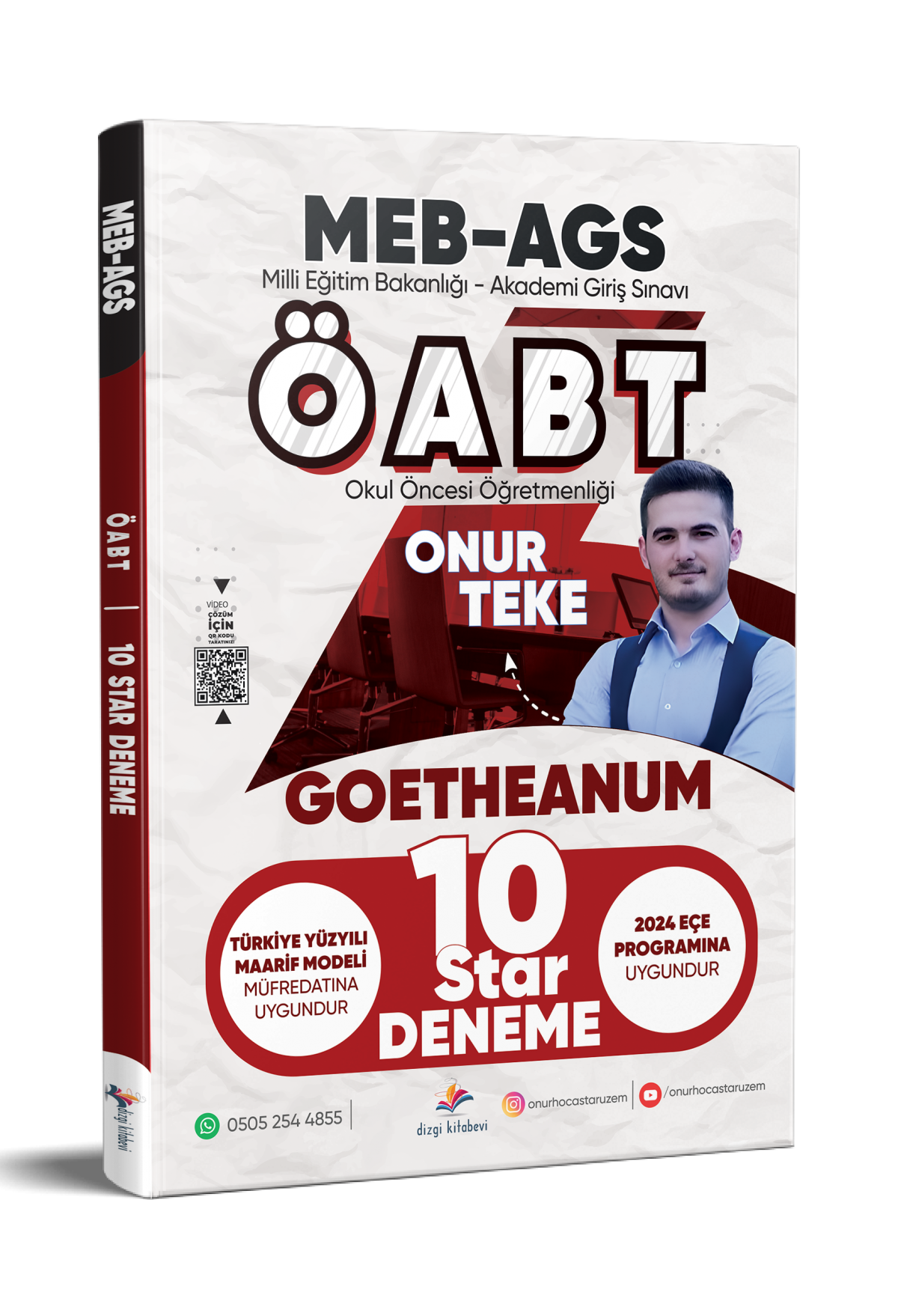 Dizgi Kitap 2026 Meb Ags ÖABT Okul Öncesi Öğretmenliği Tamamı Video Çözümlü 10 Star Deneme Onur Teke Dizgi Kitap 2026 Meb Ags ÖABT Okul Öncesi Öğretmenliği Tamamı Video Çözümlü 10 Star Deneme Onur Teke