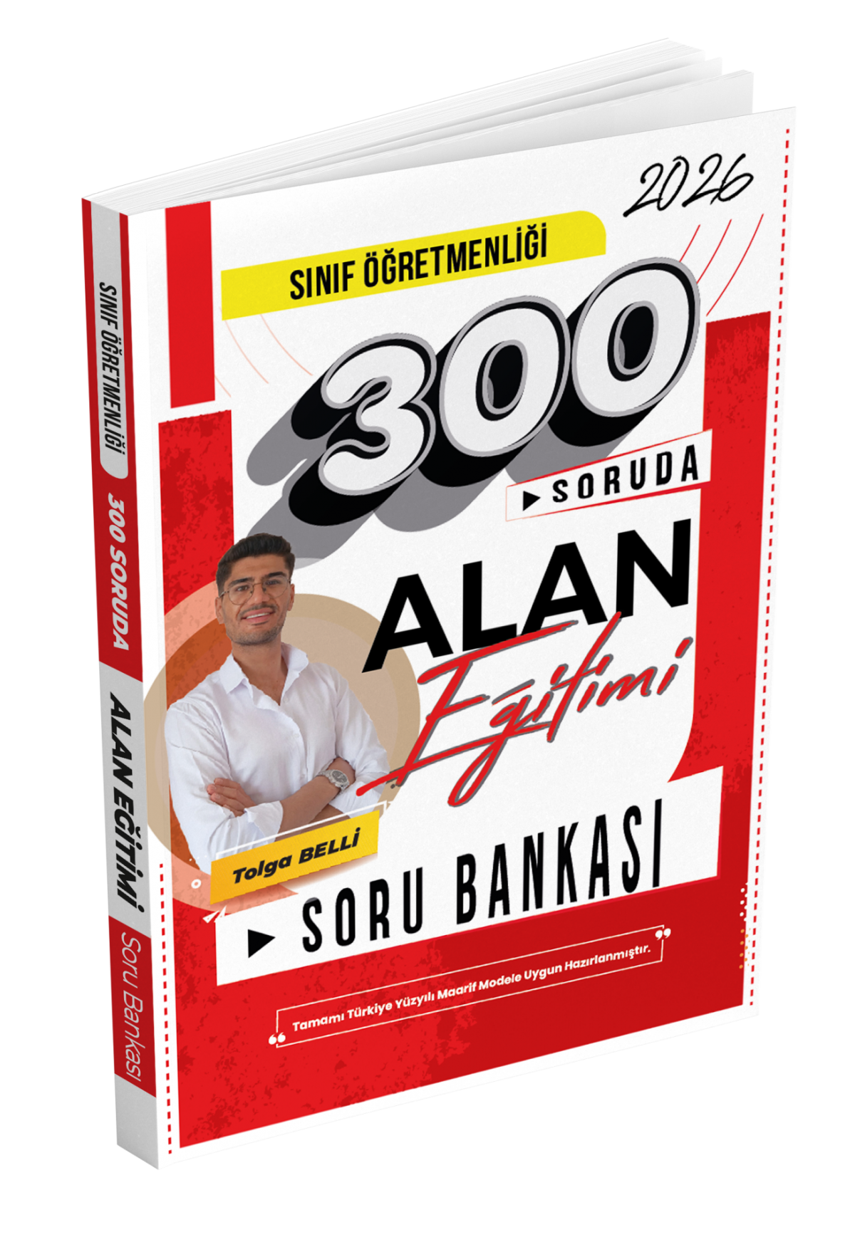 Dizgi Kitap 2026 Meb Ags ÖABT Sınıf Öğretmenliği 300 Soruda Alan Eğitimi Soru Bankası Tolga Belli