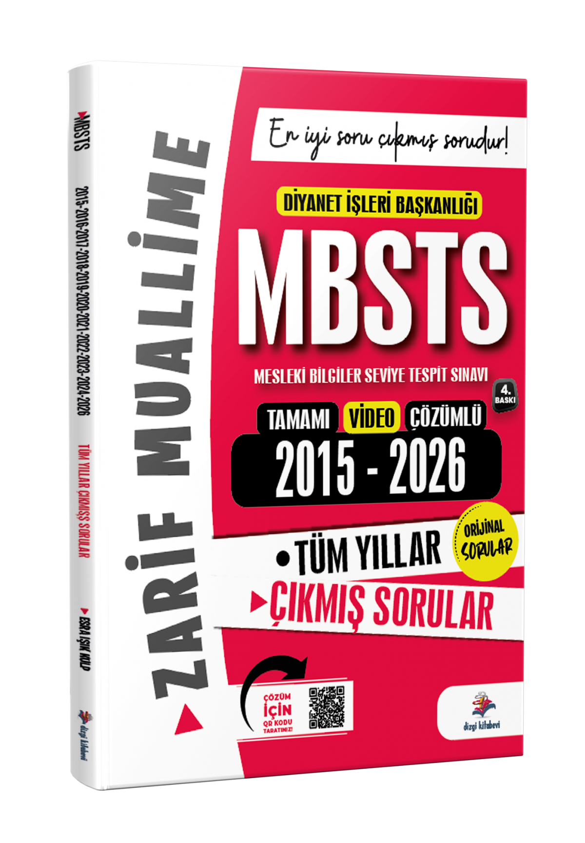 Dizgi Kitap 2027 DİB MBSTS Konularına Göre Tasnif Edilmiş 2015- 2026 Tüm Yıllar Orijinal Video Çözümlü Çıkmış Sınav Soruları Zarif Muallime Esra Işık Kulp 4. Baskı Dizgi Kitap 2027 DİB MBSTS Konularına Göre Tasnif Edilmiş 2015- 2026 Tüm Yıllar Orijinal Video Çözümlü Çıkmış Sınav Soruları Zarif Muallime Esra Işık Kulp 4. Baskı