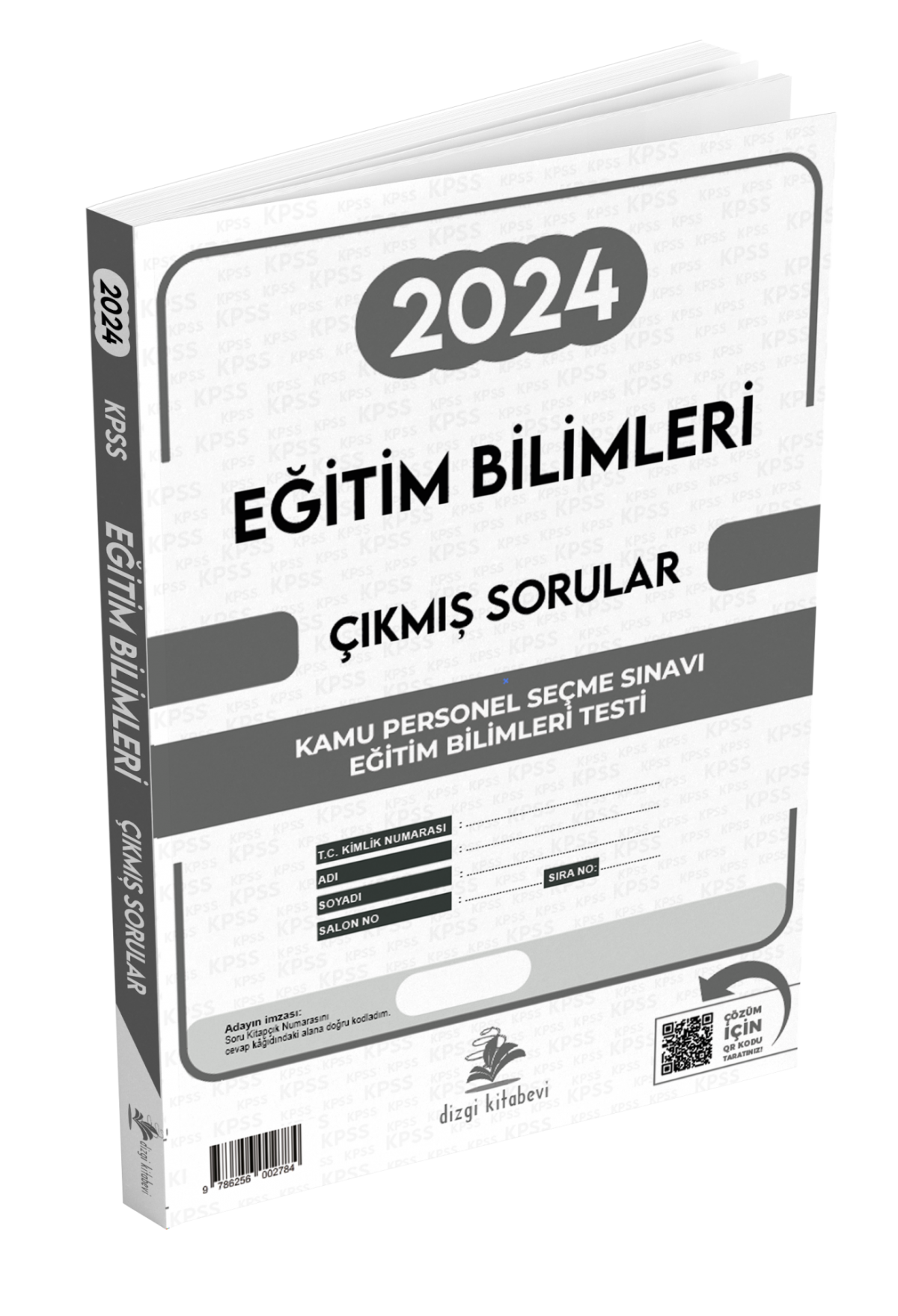 Dizgi Kitap KPSS Eğitim Bilimleri Video Çözümlü 2024 Sınavı Tek Fasikül Orijinal Çıkmış Sorular