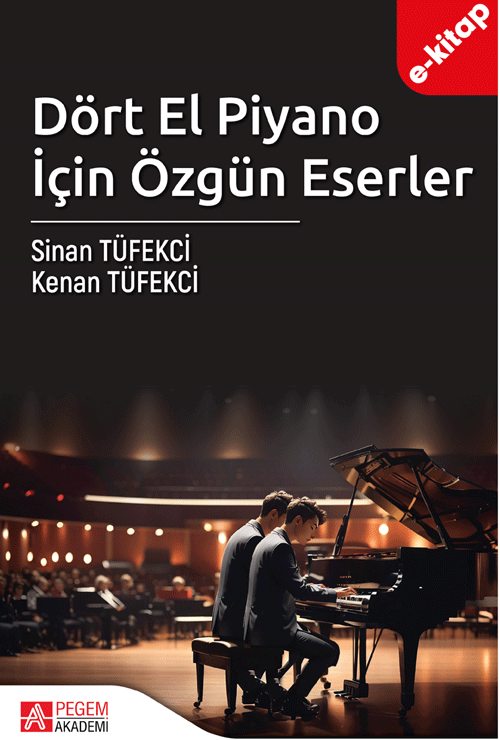 Dört El Piyano İçin Özgün Eserler (e-kitap)