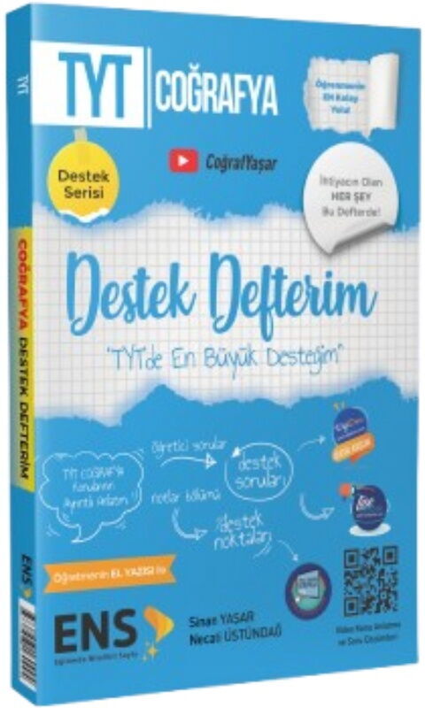 ENS Yayıncılık TYT Coğrafya Destek Defterim ENS Yayıncılık TYT Coğrafya Destek Defterim