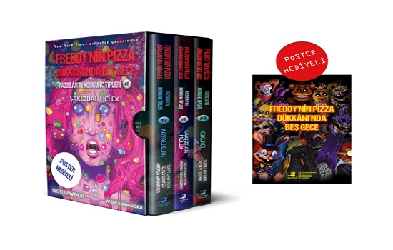 Fazbear’ın Korkunç Tipleri Poster Hediyeli Kutulu Set (7-8-9)