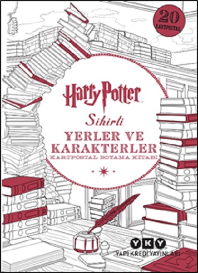 Harry Potter Sihirli Yerler ve Karakterler - Kartpostal Boyama Kitabı Harry Potter Sihirli Yerler ve Karakterler - Kartpostal Boyama Kitabı