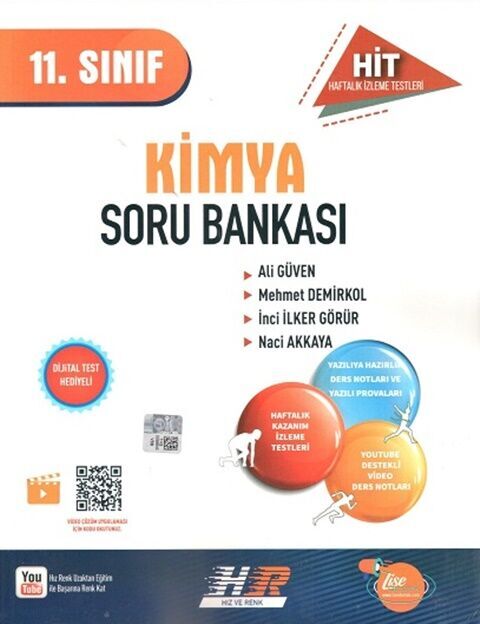 Hız ve Renk 11. Sınıf Kimya HİT Soru Bankası Hız ve Renk 11. Sınıf Kimya HİT Soru Bankası