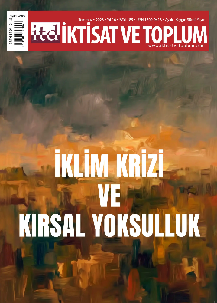İktisat ve Toplum Dergisi 189. Sayı İklim Krizi ve Kırsal Yoksulluk İktisat ve Toplum Dergisi 189. Sayı İklim Krizi ve Kırsal Yoksulluk