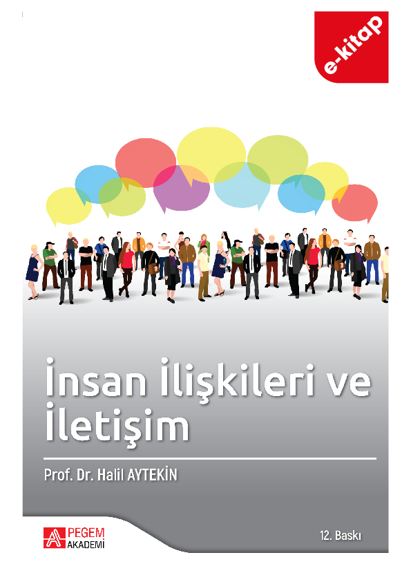 İnsan İlişkileri ve İletişim (e-kitap) İnsan İlişkileri ve İletişim (e-kitap)