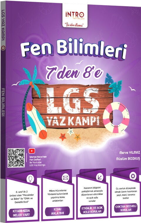İntro Yayınları 7 den 8 e LGS Fen Bilimleri Yaz Kampı İntro Yayınları 7 den 8 e LGS Fen Bilimleri Yaz Kampı