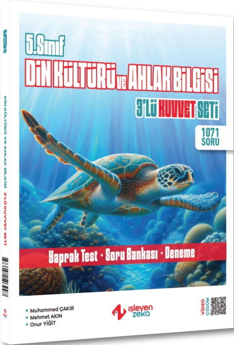 İşleyen Zeka 5. Sınıf Din Kültürü ve Ahlak Bilgisi 3 lü Kuvvet Serisi Seti İşleyen Zeka 5. Sınıf Din Kültürü ve Ahlak Bilgisi 3 lü Kuvvet Serisi Seti