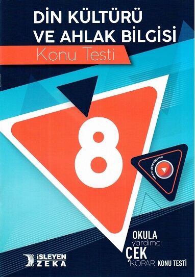 İşleyen Zeka 8. Sınıf Din Kültürü ve Ahlak Bilgisi Konu Testi