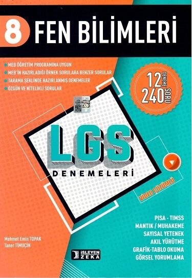 İşleyen Zeka 8. Sınıf LGS Fen Bilimleri Denemeleri