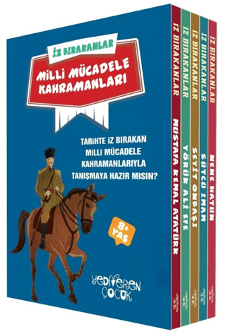 İz Bırakanlar - Milli Mücadele Kahramanları Seti - 5 Kitap Takım İz Bırakanlar - Milli Mücadele Kahramanları Seti - 5 Kitap Takım