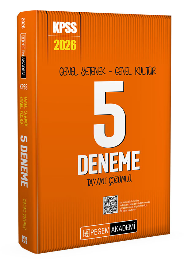 KPSS A Grubu Tamamı Çözümlü 5 Deneme KPSS A Grubu Tamamı Çözümlü 5 Deneme