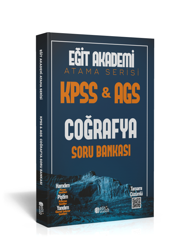 KPSS-AGS ATAMA SERİSİ COĞRAFYA SORU BANKASI EĞİT AKADEMİ