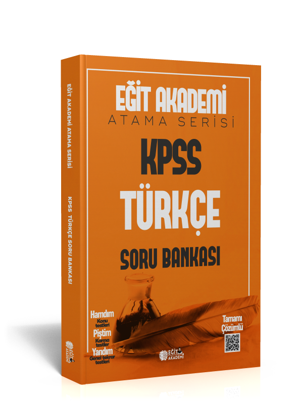 KPSS ATAMA SERİSİ TÜRKÇE SORU BANKASI EĞİT AKADEMİ