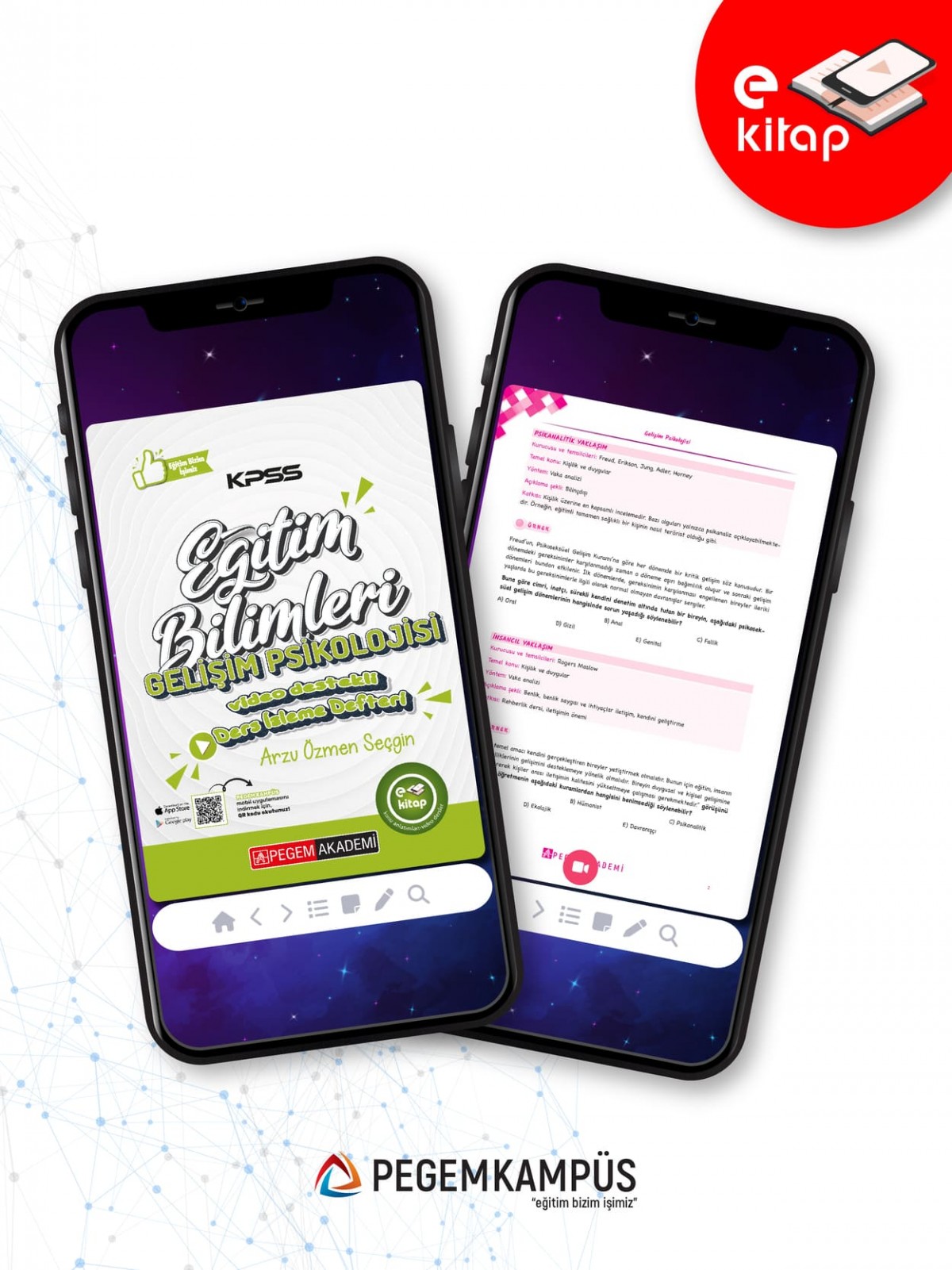 KPSS Eğitim Bilimleri Gelişim Psikolojisi Ders İzleme Hibrit E-Kitap