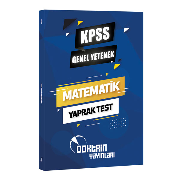 KPSS MATEMATİK YAPRAK TEST KPSS MATEMATİK YAPRAK TEST