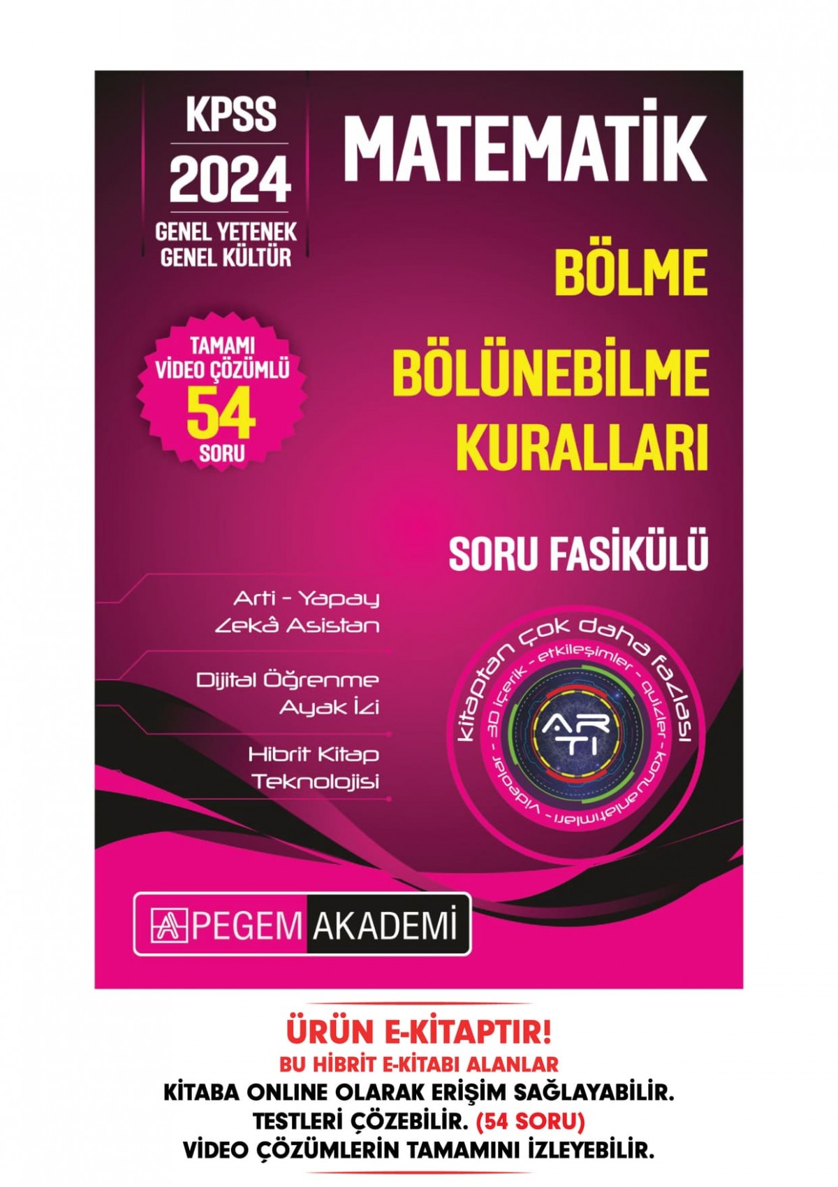 KPSS Matematik - Bölme-Bölünebilme Kuralları Soru Fasikülü