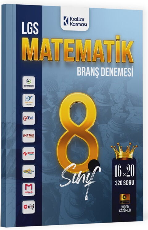 Krallar Karması 8. Sınıf LGS Matematik 16 x 20 Branş Denemeleri Krallar Karması 8. Sınıf LGS Matematik 16 x 20 Branş Denemeleri
