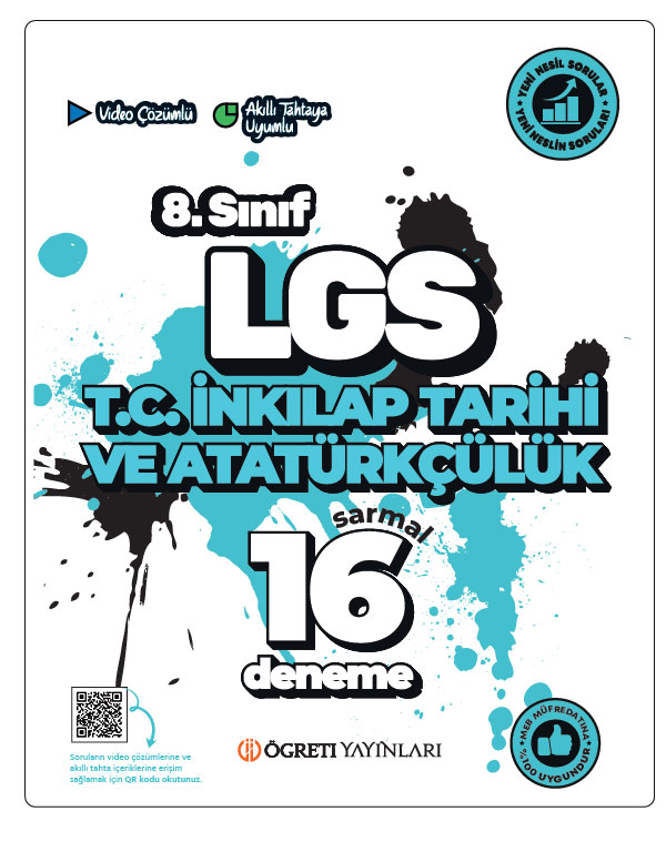 LGS 8.Sınıf T.C. İnkilap Tarihi ve Atatürkçülük Sarmal 16 Deneme LGS 8.Sınıf T.C. İnkilap Tarihi ve Atatürkçülük Sarmal 16 Deneme