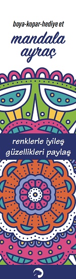 Mandala Ayraç Lacivert Mandala Ayraç Lacivert