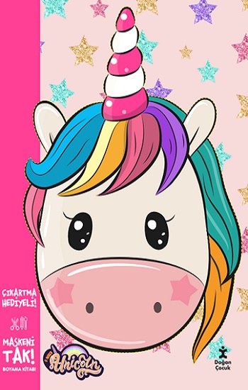 Maskeni Tak Unicorn Boyama Kitabı Maskeni Tak Unicorn Boyama Kitabı