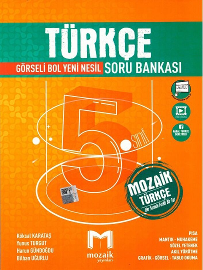 Mozaik Yayınları 5. Sınıf Türkçe Soru Bankası Mozaik Yayınları 5. Sınıf Türkçe Soru Bankası