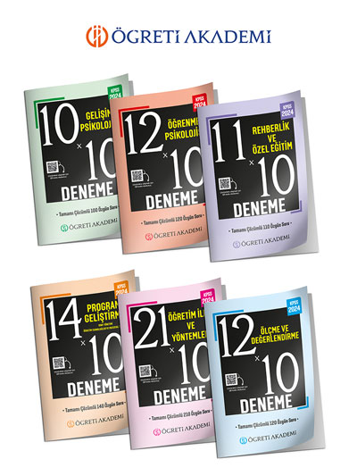 ÖĞRETİ AKADEMİ 2024 KPSS Eğitim Bilimleri 60 Deneme Seti (6.Çeşit) ÖĞRETİ AKADEMİ 2024 KPSS Eğitim Bilimleri 60 Deneme Seti (6.Çeşit)