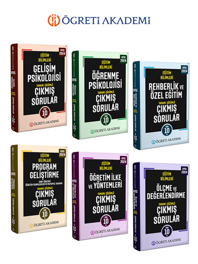 Öğreti Akademi 2024 KPSS Eğitim Bilimleri Tamamı Çözümlü Çıkmış Sorular Seti (Roman Boy) (6.Kitap) Öğreti Akademi 2024 KPSS Eğitim Bilimleri Tamamı Çözümlü Çıkmış Sorular Seti (Roman Boy) (6.Kitap)