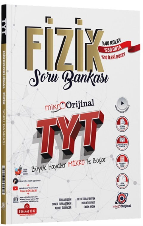 Orijinal Mikro TYT Fizik Soru Bankası Orijinal Mikro TYT Fizik Soru Bankası