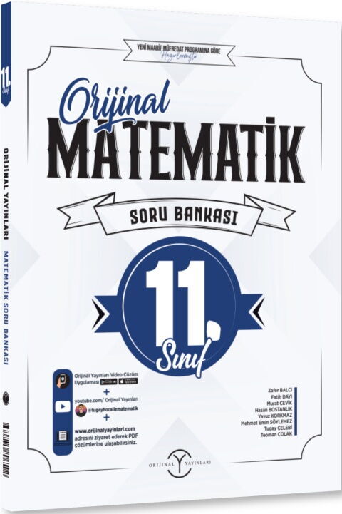 Orijinal Yayınları 11. Sınıf Matematik Soru Bankası Orijinal Yayınları 11. Sınıf Matematik Soru Bankası