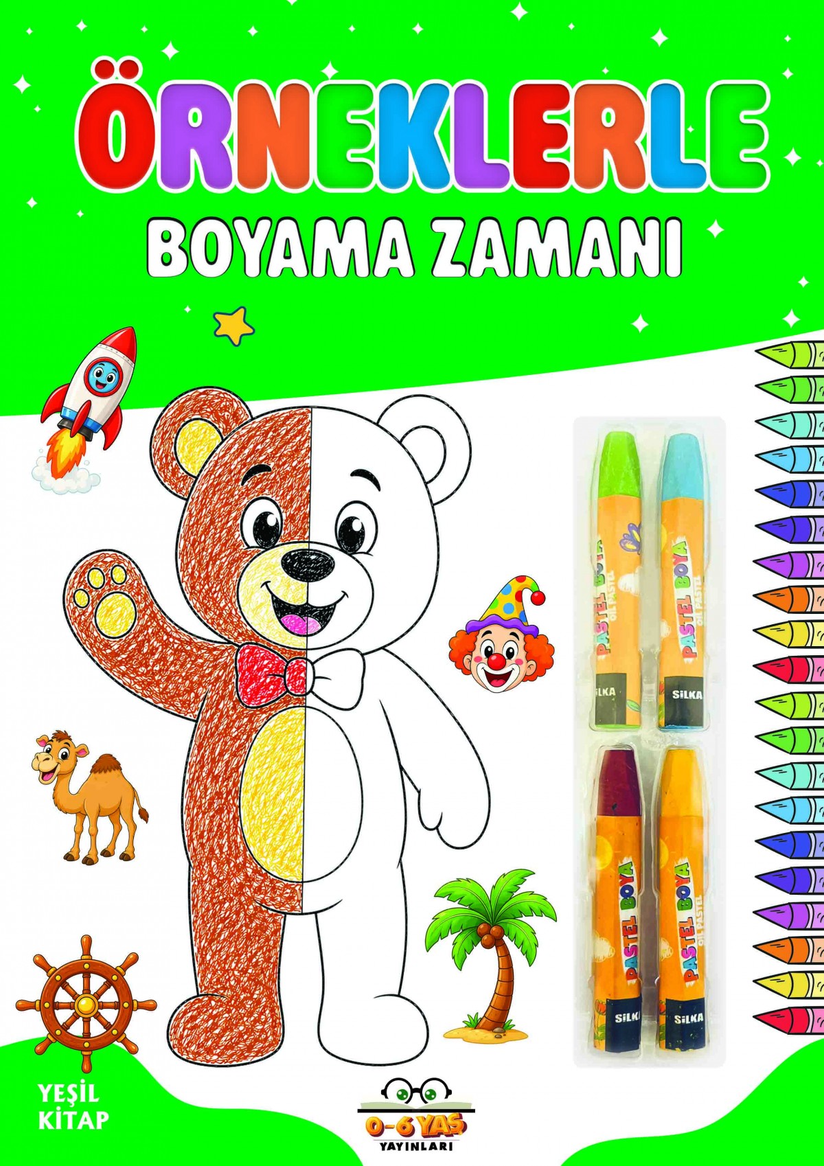 Örneklerle Boyama Zamanı - Yeşil Kitap Örneklerle Boyama Zamanı - Yeşil Kitap
