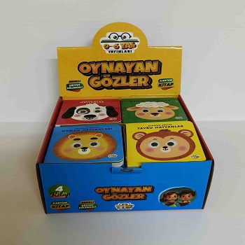Oynayan Gözler 40 Kitap Kutu (4 kitap x 10’ar adet) (Sıvama Cilt)